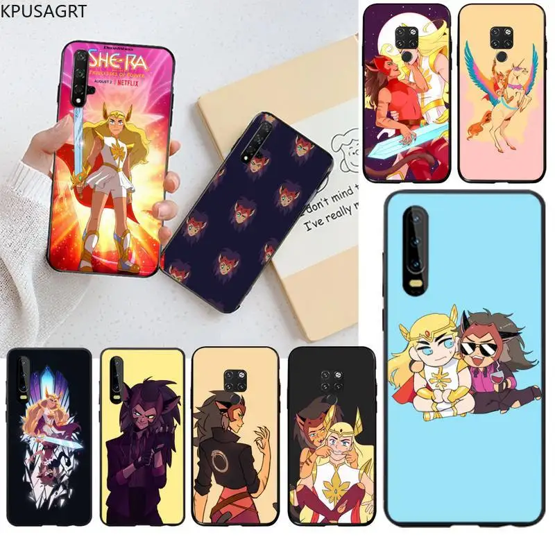 Мягкий черный Чехол She-Ra and the princess of Power для телефона Huawei P40 P30 P20 lite Pro Mate 30 20 P Smart 2019
