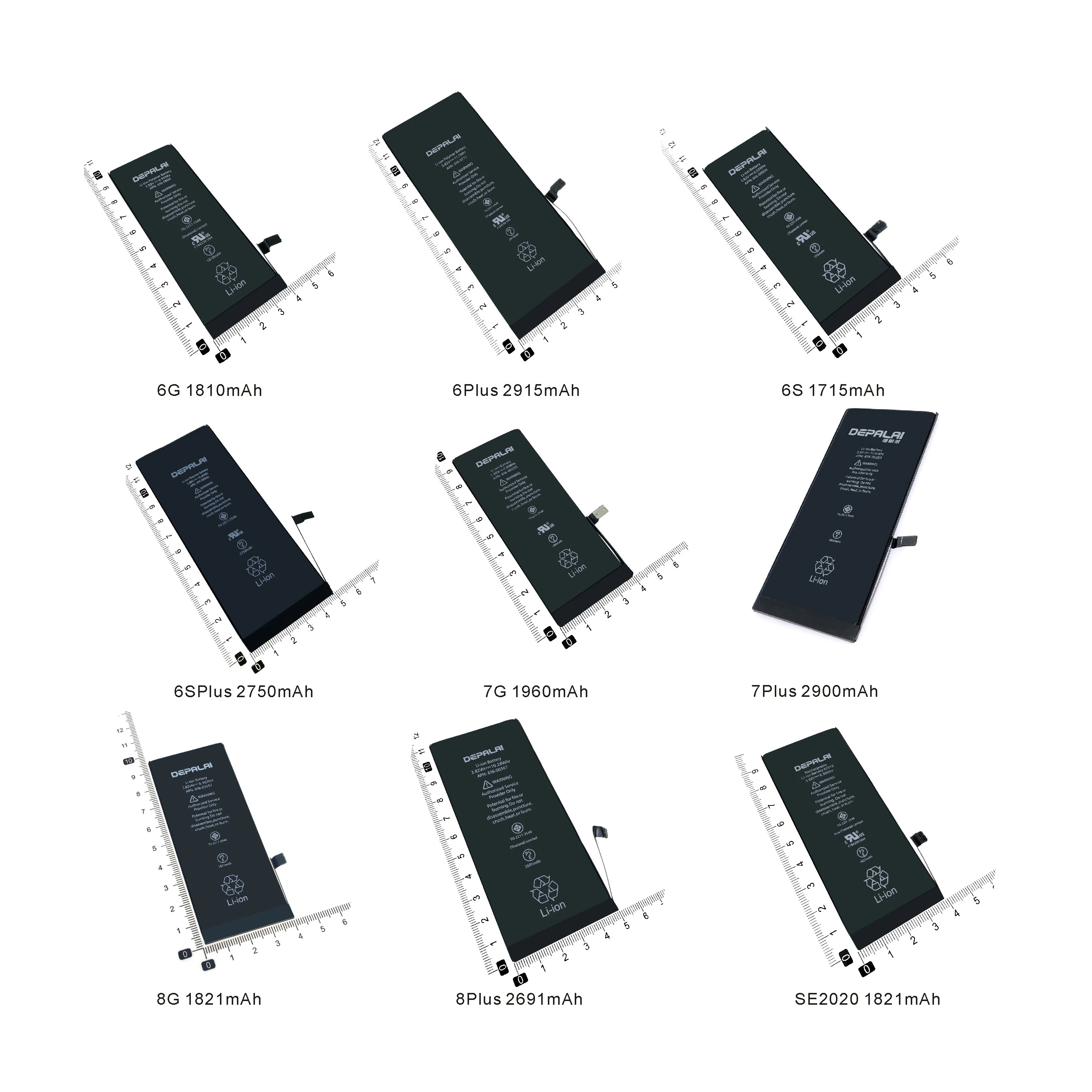 Подходит Мобильный телефон аккумулятор 0 цикл высокого качества для iphone 6G/6Plus/iphone