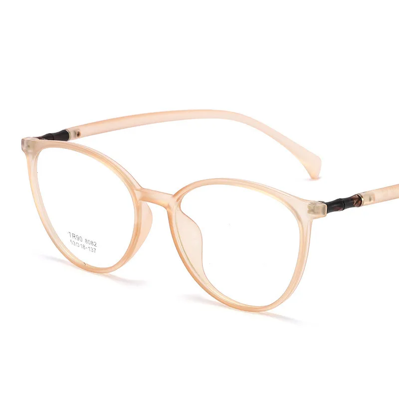 C3 Clear Brown Студенческие очки в форме "кошачий глаз", оправы, прозрачные линзы, для мужчин и женщин, ультралегкие оптические очки по рецепту, оправа для колледжа, для мальчиков и девочек - Цвет оправы: C3 Clear Brown