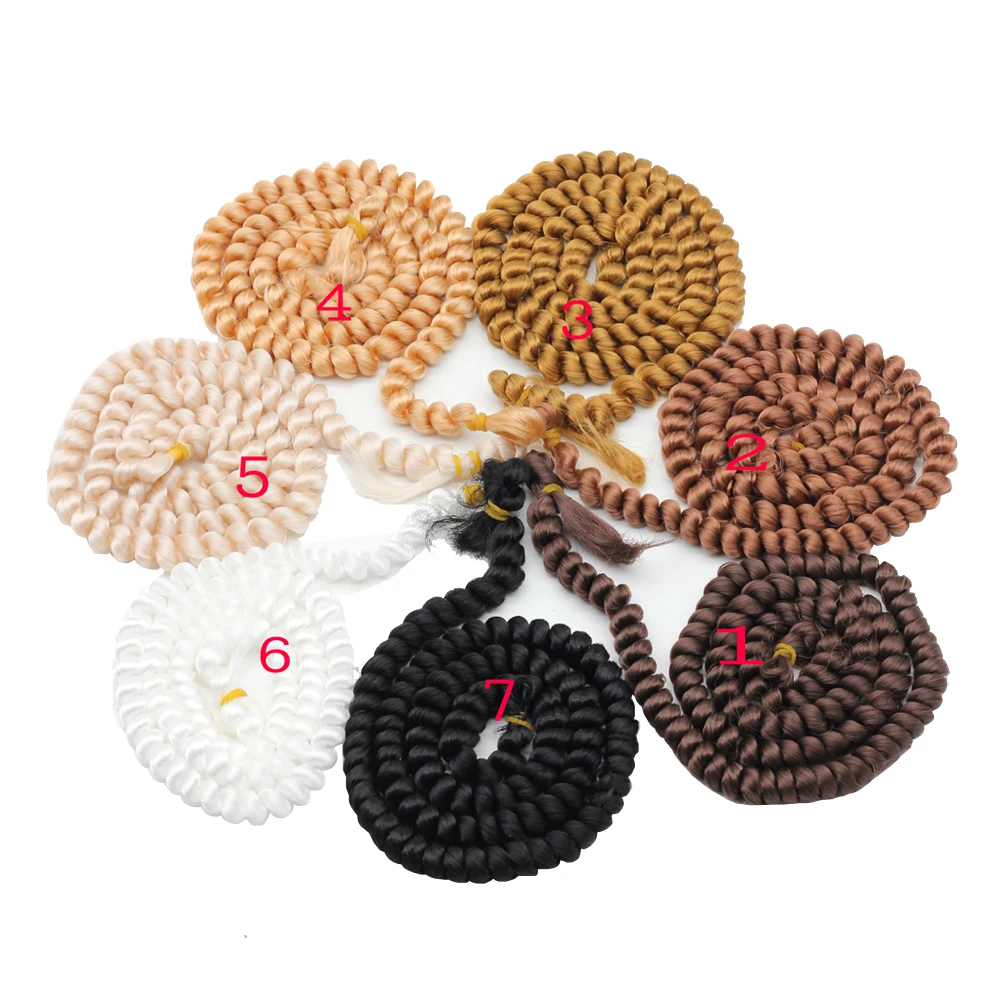 1 шт. м парик для шарнирной куклы DIY высокотемпературный провод ручной работы