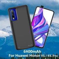 6800mah for huawei honor 9x pro battery case power bank battery charger cover for huawei honor 9x external battery charging case