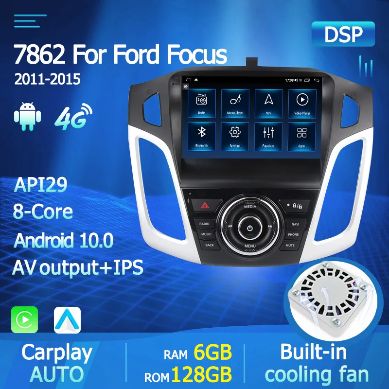 Автомагнитола NaviTree для Ford Focus 3 Mk 2011 2015 мультимедийный видеоплеер навигация