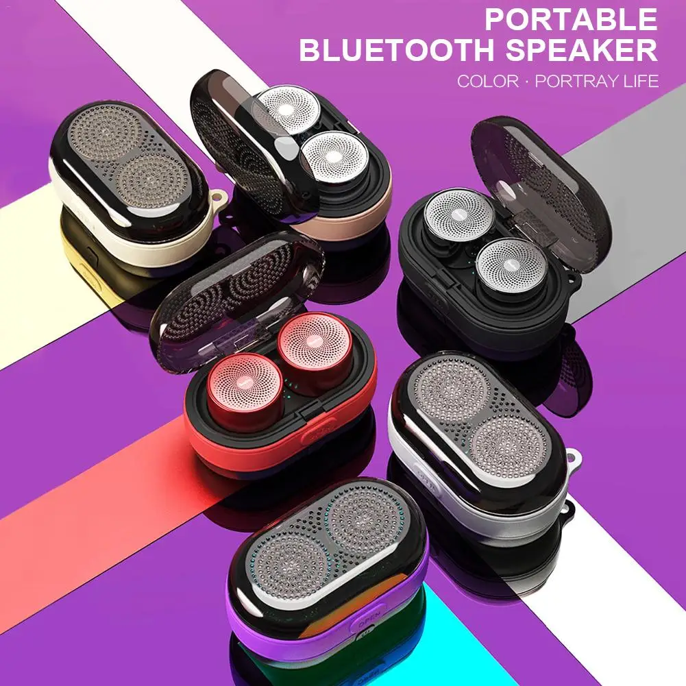Портативная беспроводная мини-колонка Bluetooth 5 0 TWS тяжелые басы стерео с магнитной