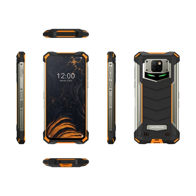 Doogee S88 Plus Rugged Mobile Phone 10000mAh Super Battery 8+128GB 48MP Main Camera Android 10 IP68/IP69K Global version Phone 6