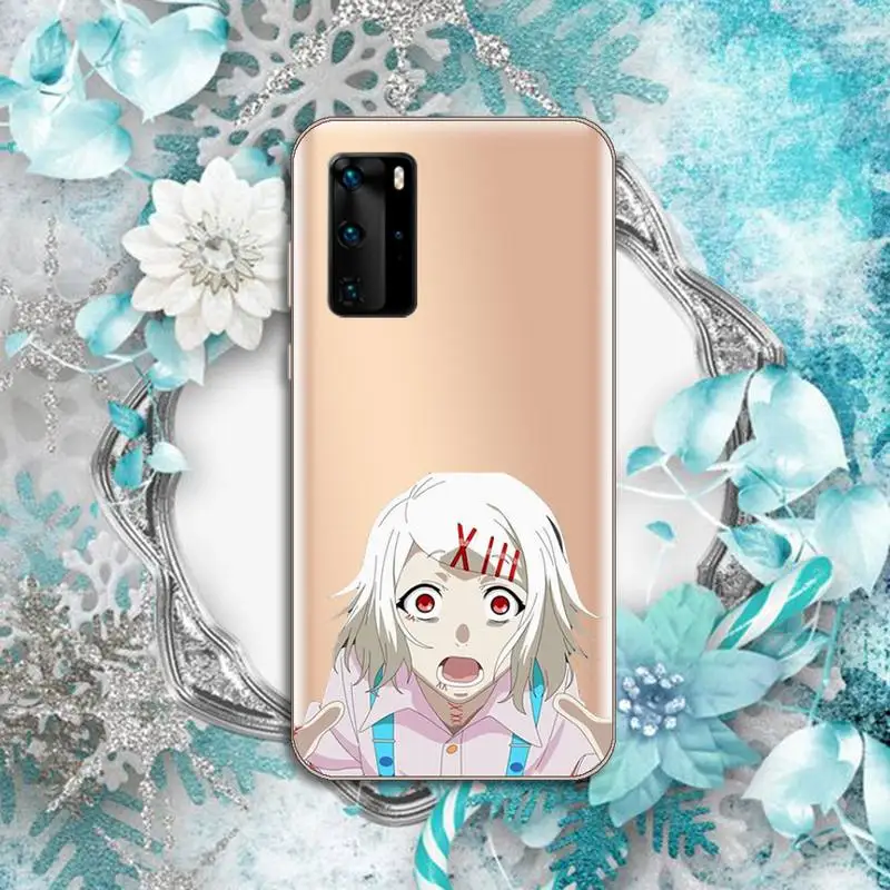 

JUUZOU SUZUYA Tokyo Ghouls Phone Case Transparent for huawei honor P 40 30 20 lite Pro 10 i 8 9 x p smart 2019