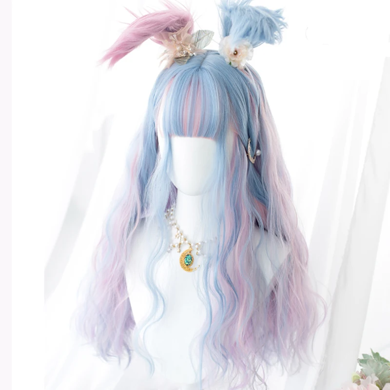 Парики для косплея в стиле Харадзюку повседневной милой девушки парики из