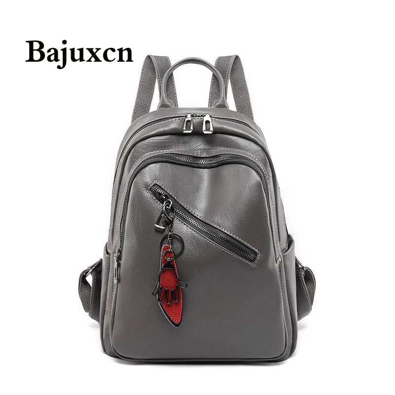 Женский рюкзак из мягкой искусственной кожи сумка для девушек в студенческом