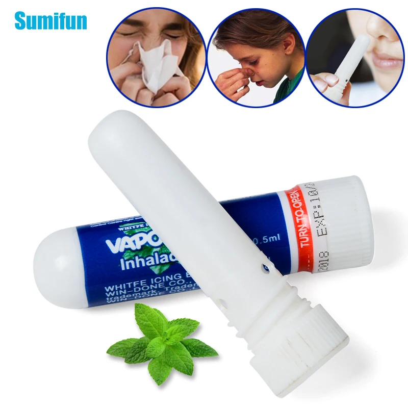 

Sumifun Original Thailand Herbal Nasal Inhaler Nasal Essential Oils Rhinitis Mint Cream Nose Cold Cool Ointment P0076