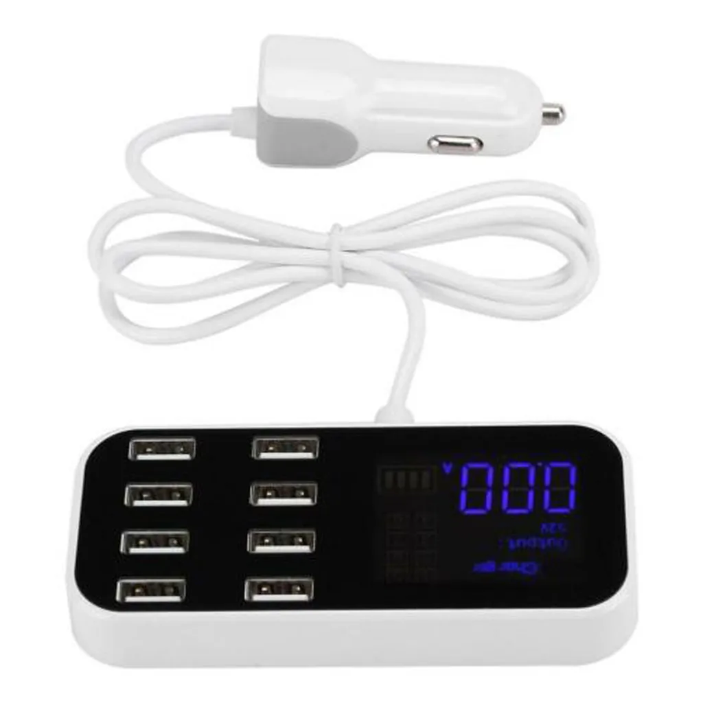 Автомобильное зарядное устройство USB быстрая зарядка для iPhone Xiaomi Huawei 8