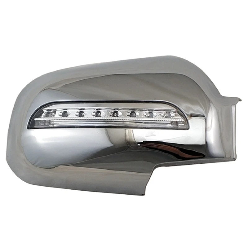 

NEW-Car Door Mirror Covers with LED for Hyundai Tucson 2006-2009 ABS Chrome