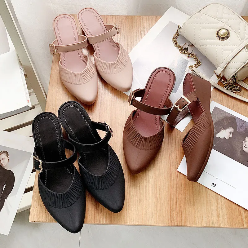 Новинка Летняя женская обувь женские повседневные сандалии с острым носком