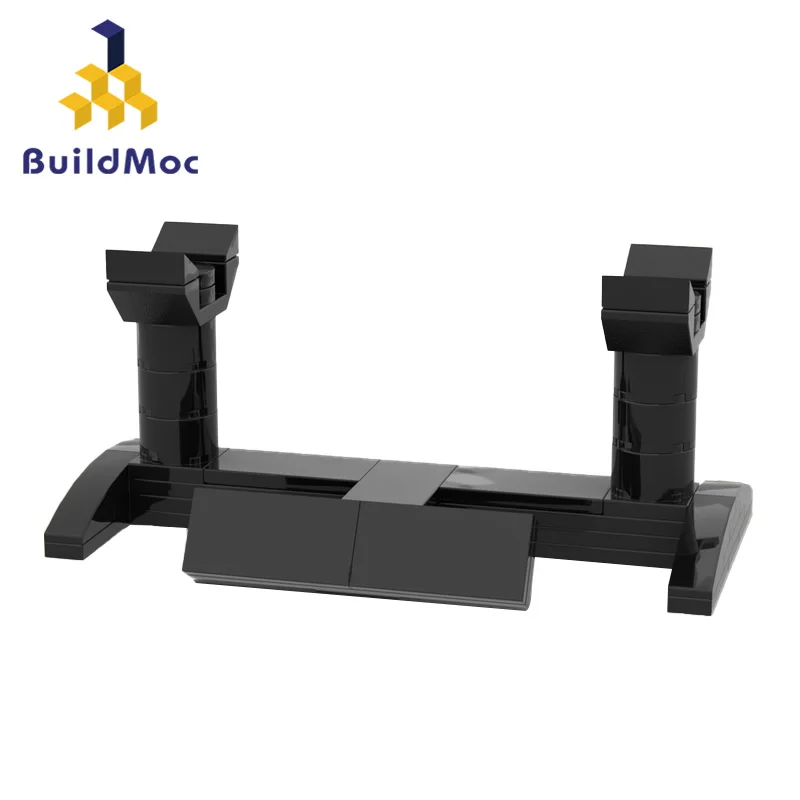 

Buildmoc Movie Star Plan Lightsaber Stand Holder 48PCS Bricks MOC Model Building Blocks Toys for Children DIY Toy Kids Gifts