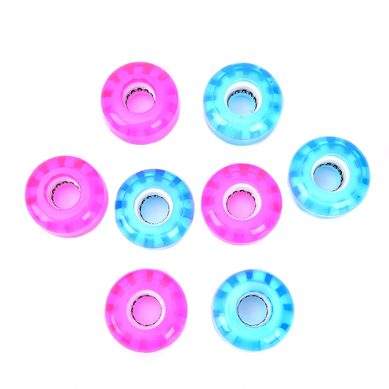

4pcs Skateboard Wheels Best Sell Double Rocker Wheels 55mm*35mm PU Downspeed Sliding Wheels