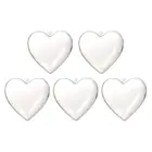 5 шт.набор, декоративные ёлки в форме сердца