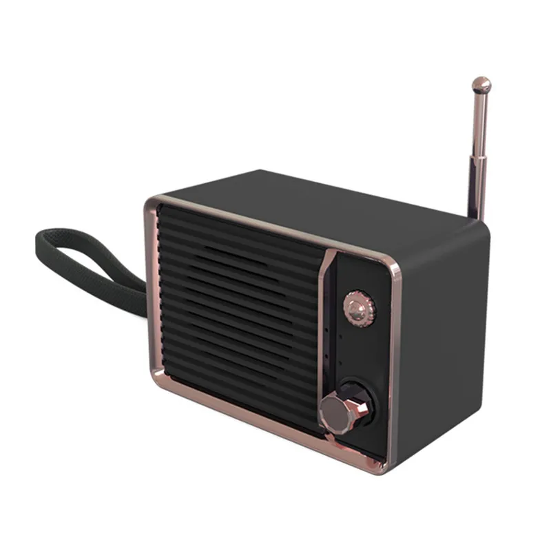 VOBERRY Ретро часы стерео Bluetooth динамик поддержка USB TF карта мобильный телефон музыка