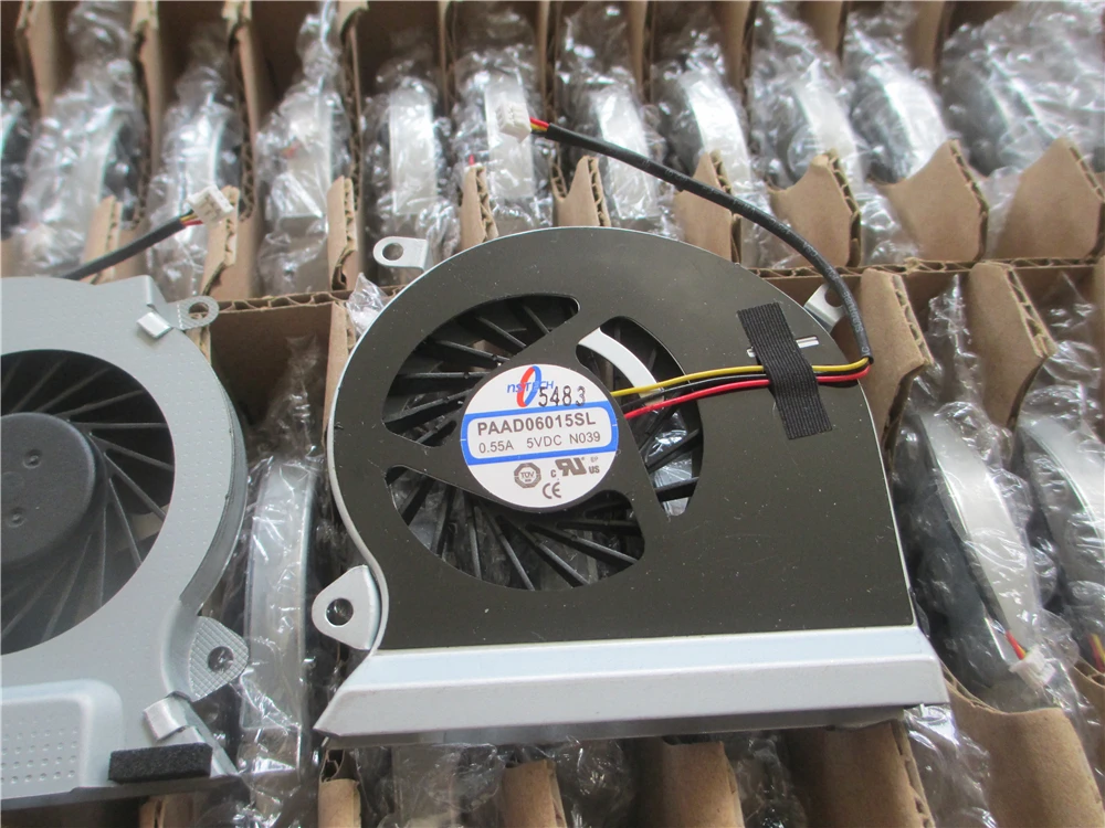 Вентилятор охлаждения процессора подходит для ноутбука MSI GE70 серии PAAD0615SL 3pin 0.55A 5VDC N039 N285