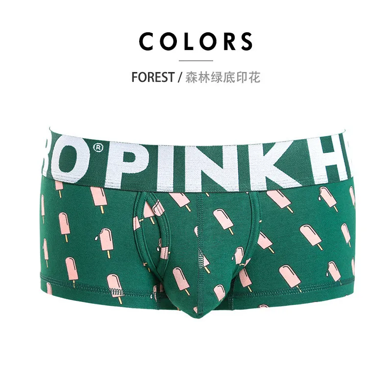 Новые мужские прозрачные трусы боксеры с низкой посадкой мужское сексуальное