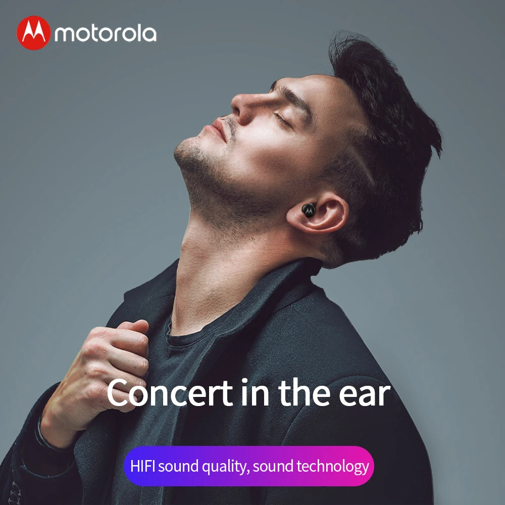 Motorola VerveBuds 400 беспроводные Bluetooth наушники мини спортивные гарнитура IPX6