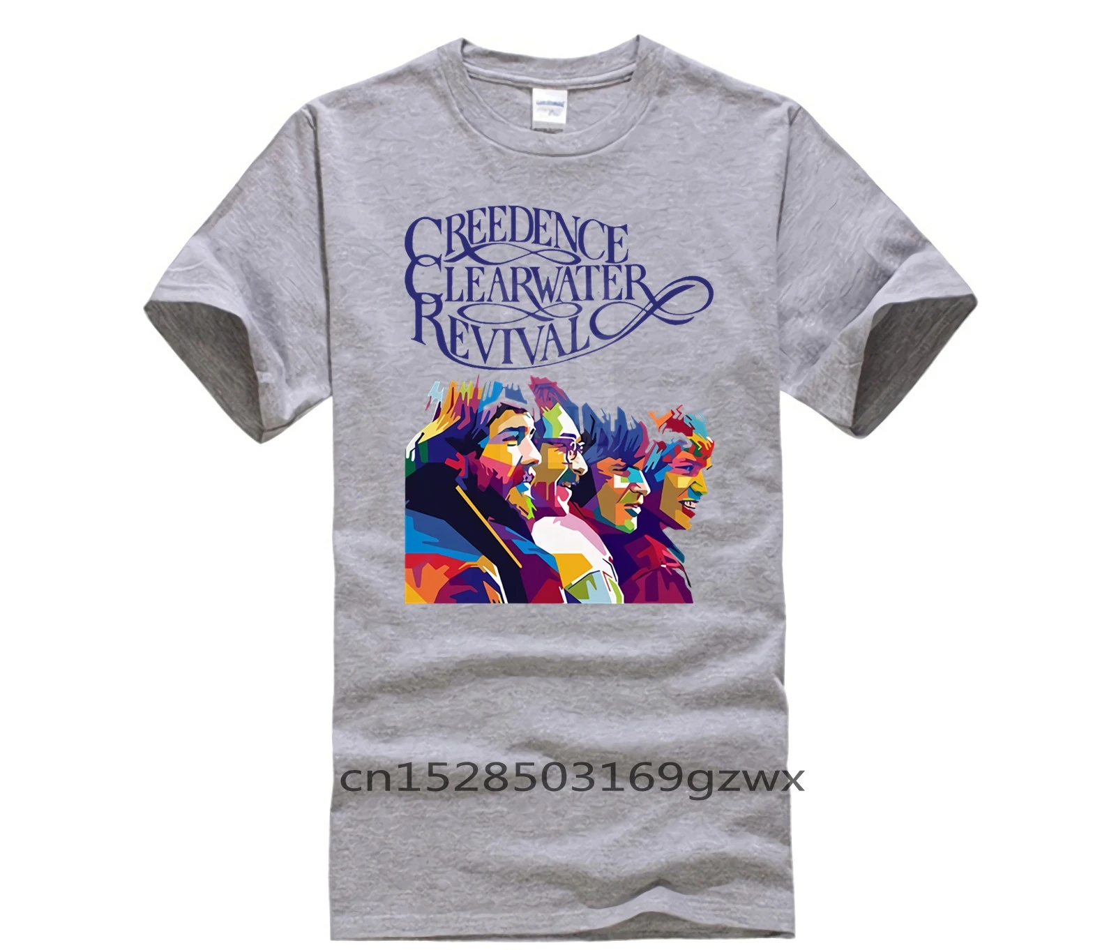 Мужская Повседневная футболка с принтом 100% хлопок популярная мужская 2020 s Creedence