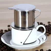 dropshipping 50100ml vietnam style stainless steel coffee drip filter maker pot infuse cup for home