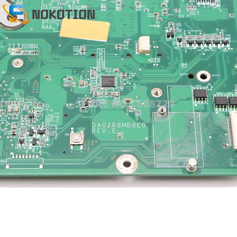 NOKOTION MBPUA06001 MB. Pua06001 для acer aspire 5553 5553G материнская плата ноутбука DA0ZR8MB8E0 HD 5470 DDR3 Бесплатный процессор