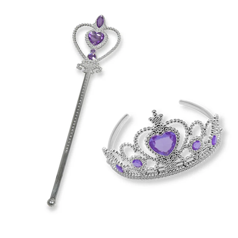 Набор аксессуаров для принцесс девочек 2 шт. волшебная палочка с короной детей