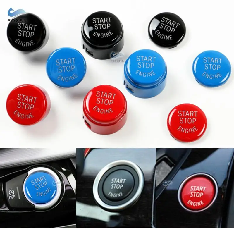 Сменная Крышка для кнопки запуска двигателя BMW 1 2 3 4 5 7 F10 F25 F15 F30 F48 E60 E70 E71 E90 E92 E93 X1 X3