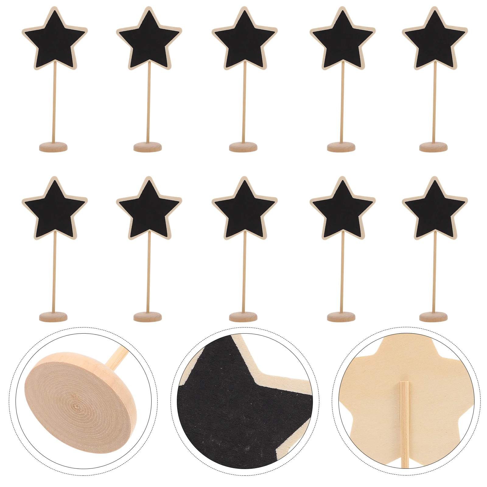 

10 шт., деревянные мини-доски