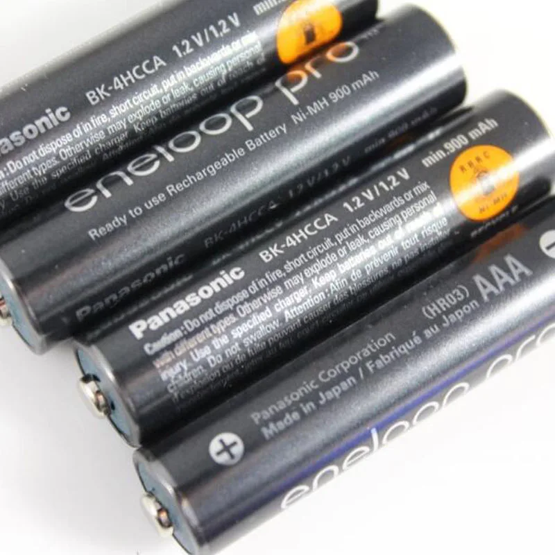 1-4 шт. Panasonic Eneloop Pro 1 2 в 950 мАч Ni-MH AAA перезаряжаемая батарея для фонарика весы Камеры