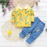 baby boys clothing sets spring autumn newborn fashion cotton coatstopspants 3pcs toddler boy casual sets