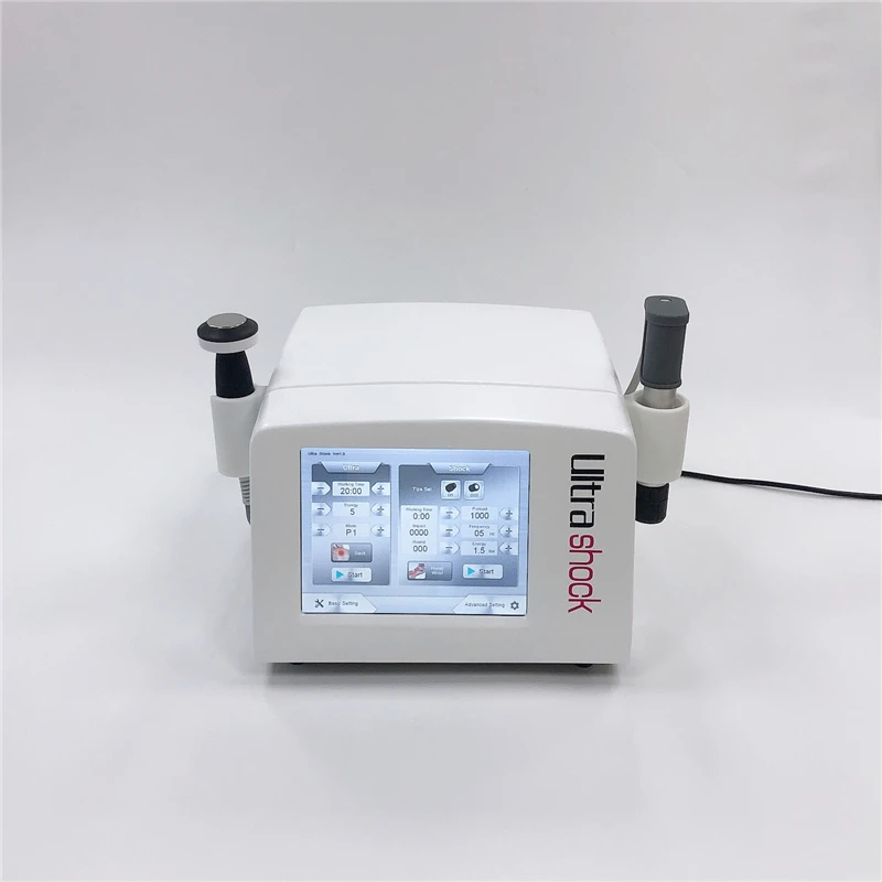 

3MHz Ultrasound Pneumatic Shockwave Body Pain ED Physiotherapy Machine Ultrashock Shock Wave Physical Therapy Equipment