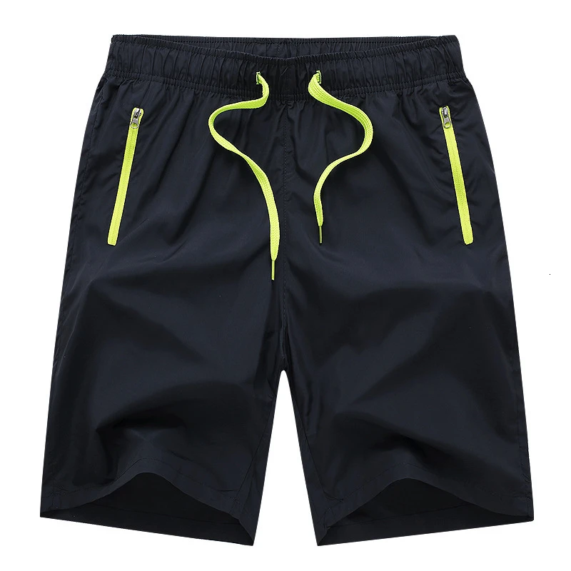 Шорты мужские пляжные быстросохнущие однотонные облегающие Короткие штаны для