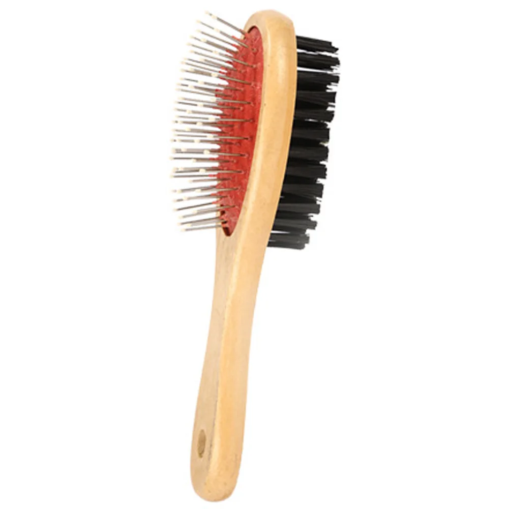 

Double-sided Pet Comb Big Dog Brush Comb for Cats Dogs Hair Wooden Hair Removal Soft Brush Pet Comb Grooming Care Tool