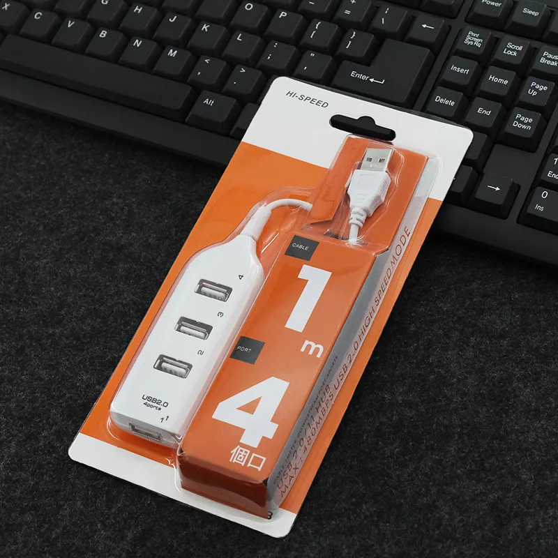 Usb-хаб 2,0 Мульти USB разветвитель 4 порта Hab для ПК