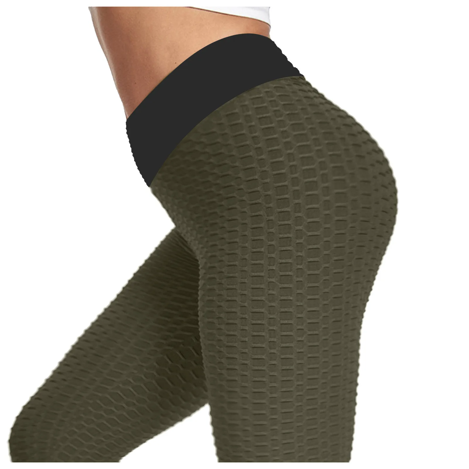 

Women Fashion Pure Color Yoga Pants Plus Size Casual High Waist Sport Pants Female Gym Sport Stretch Yoga Leggings