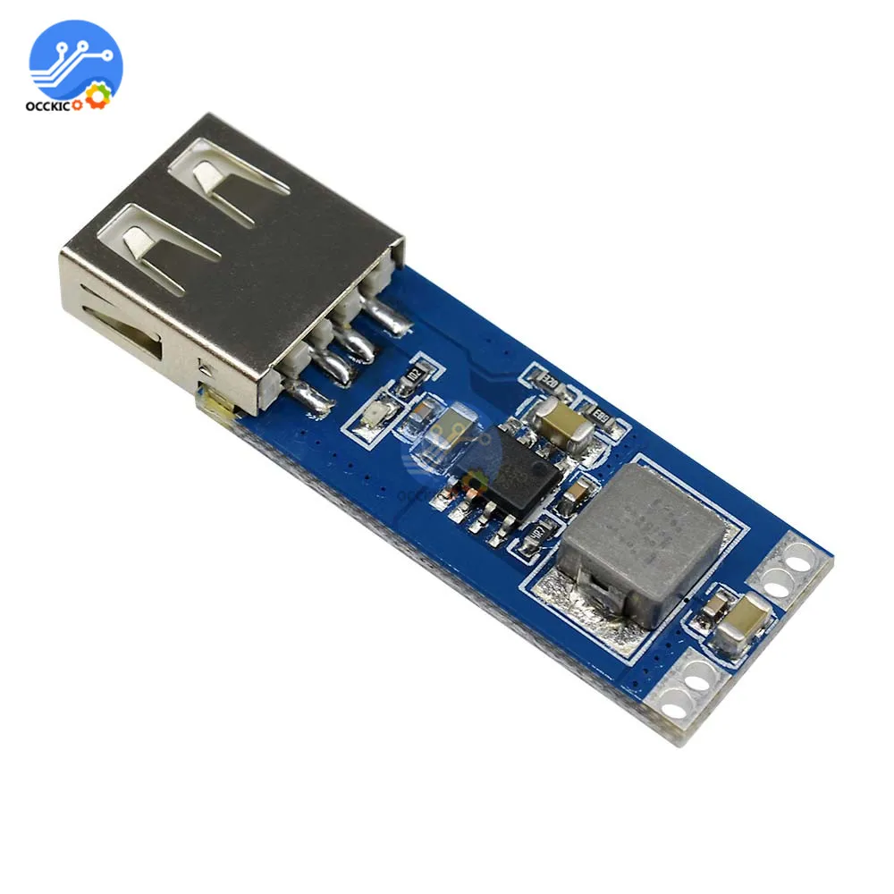 DC-DC USB регулируемый Повышающий 3 В/3,3 В/3,7 в/4,2 в до 5 В USB Повышающий Модуль зарядного устройства для автомобиля понижающий преобразователь заряда