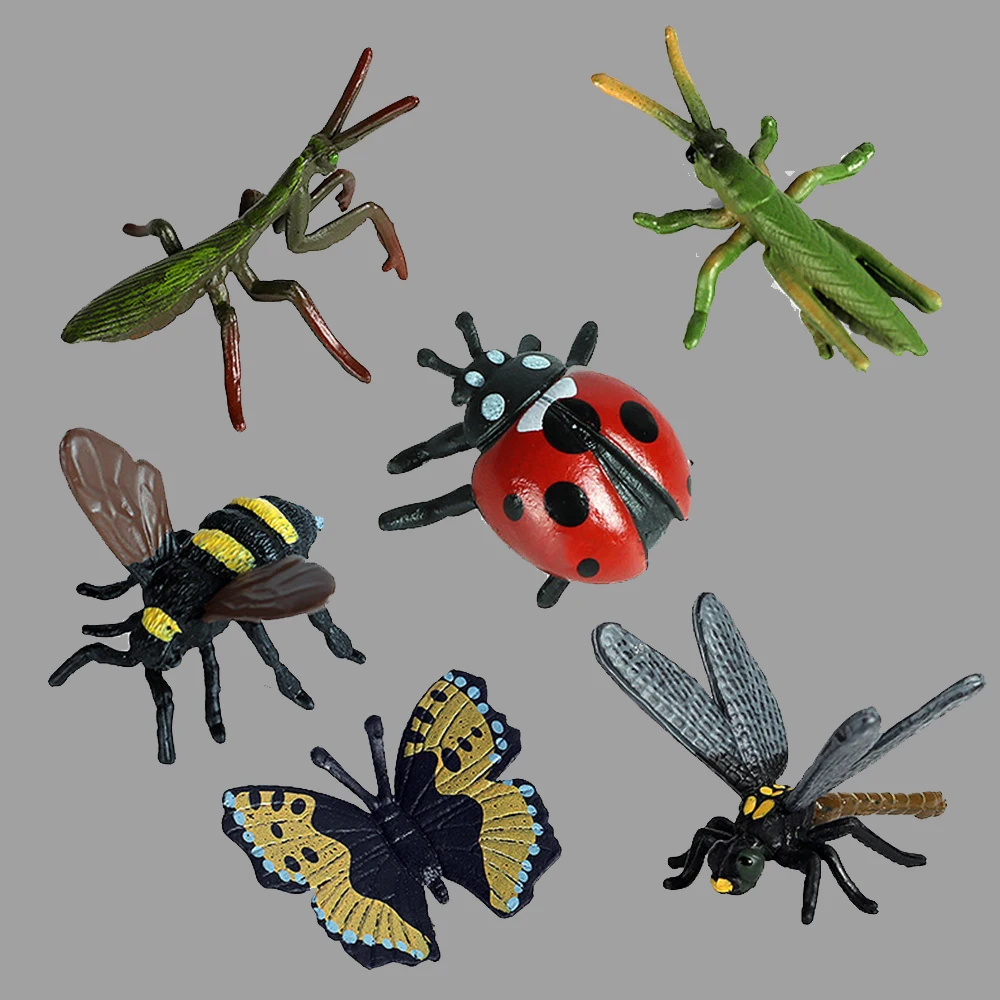 

12 Pieces of Mini Insect Simulation Wild Insect Animal Models for Decoration
