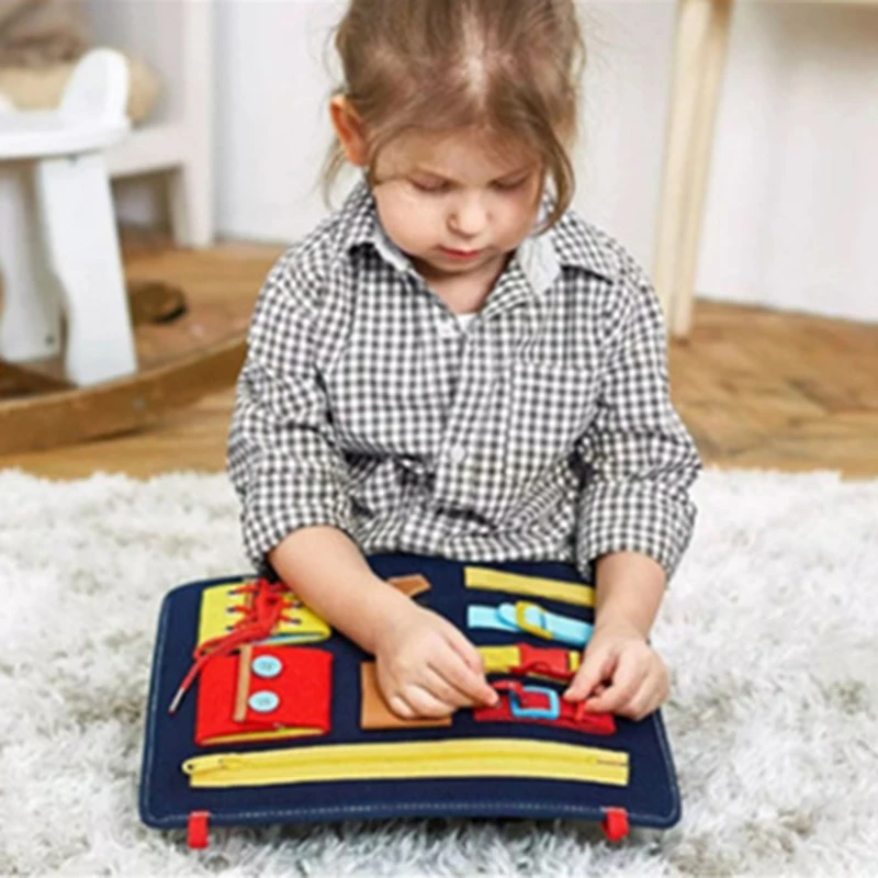 

Детские игрушки «сделай сам», занятая доска для детей, портативные войлочные сенсорные игрушки, многофункциональная доска для раннего обучения, отличные подарки для детей