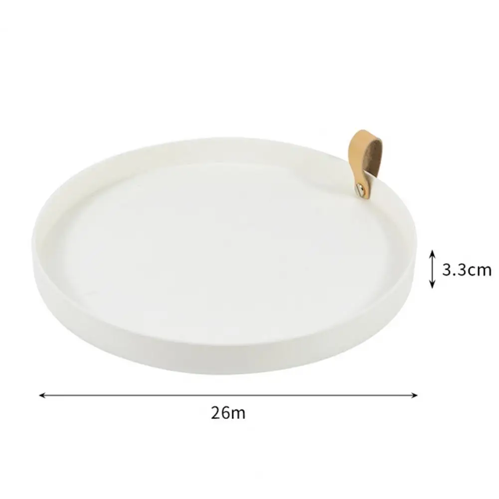 

Reusable Large Capacity Jewelry Storage Tray Multi-purpose Solid Plastic Wide Usage Portable Durable Round Storage Trays