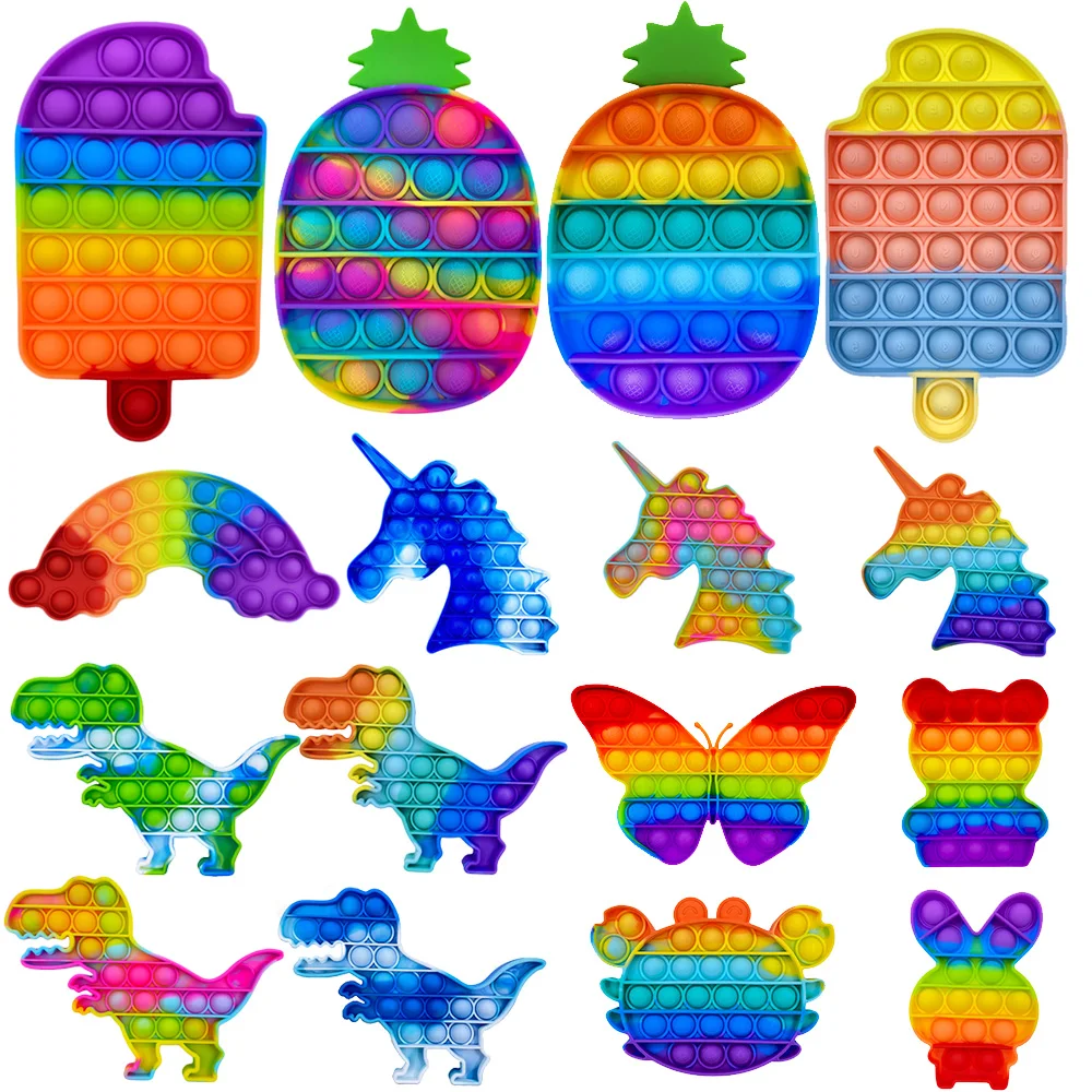 

Push Bubble Fidget Sensory Toys Simple Dimple Adult Anti Stress Relief Antistress Anti-Stress FastShipping And Deliver Vip