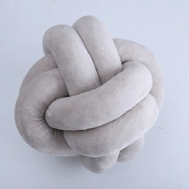 Лидер продаж в 2020 Декоративный узел шаровая Подушка Мягкие плюшевые игрушки