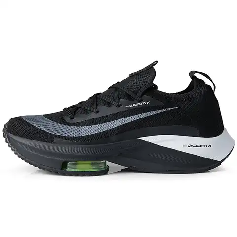 Zoomx Alphafly 4% дышащие удобные мужские кроссовки для бега Zoom Tempo Next Flyease черные электрические зеленые спортивные кроссовки