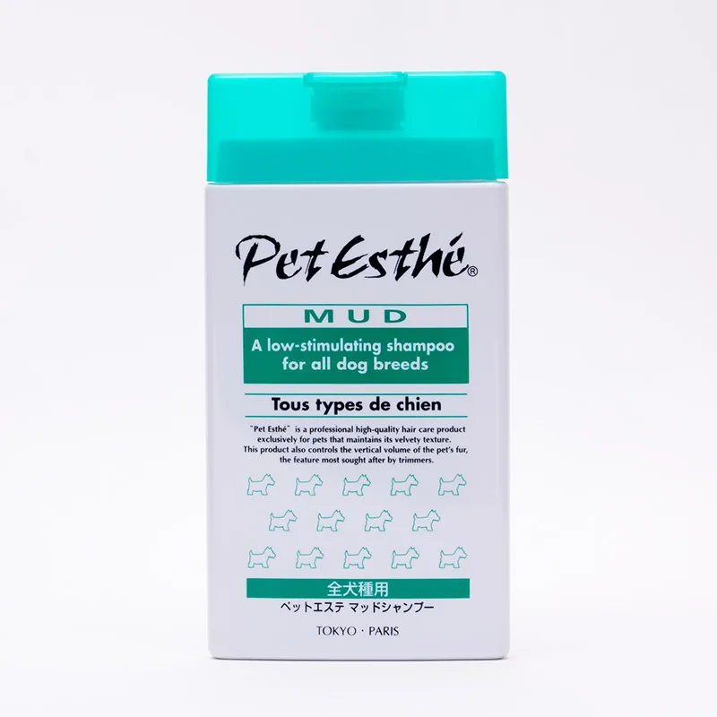 

Pet Esthe Mild Amino Acid Series MUD Shampoo for Dogs Cats Puppy White Hair Pet Made in Japan 350ml Environmental protection