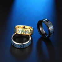 jhsl 8mm men noctilucent rings black gold color silver color stainless steel fashion jewelry gift size 7 8 9 10 11 12