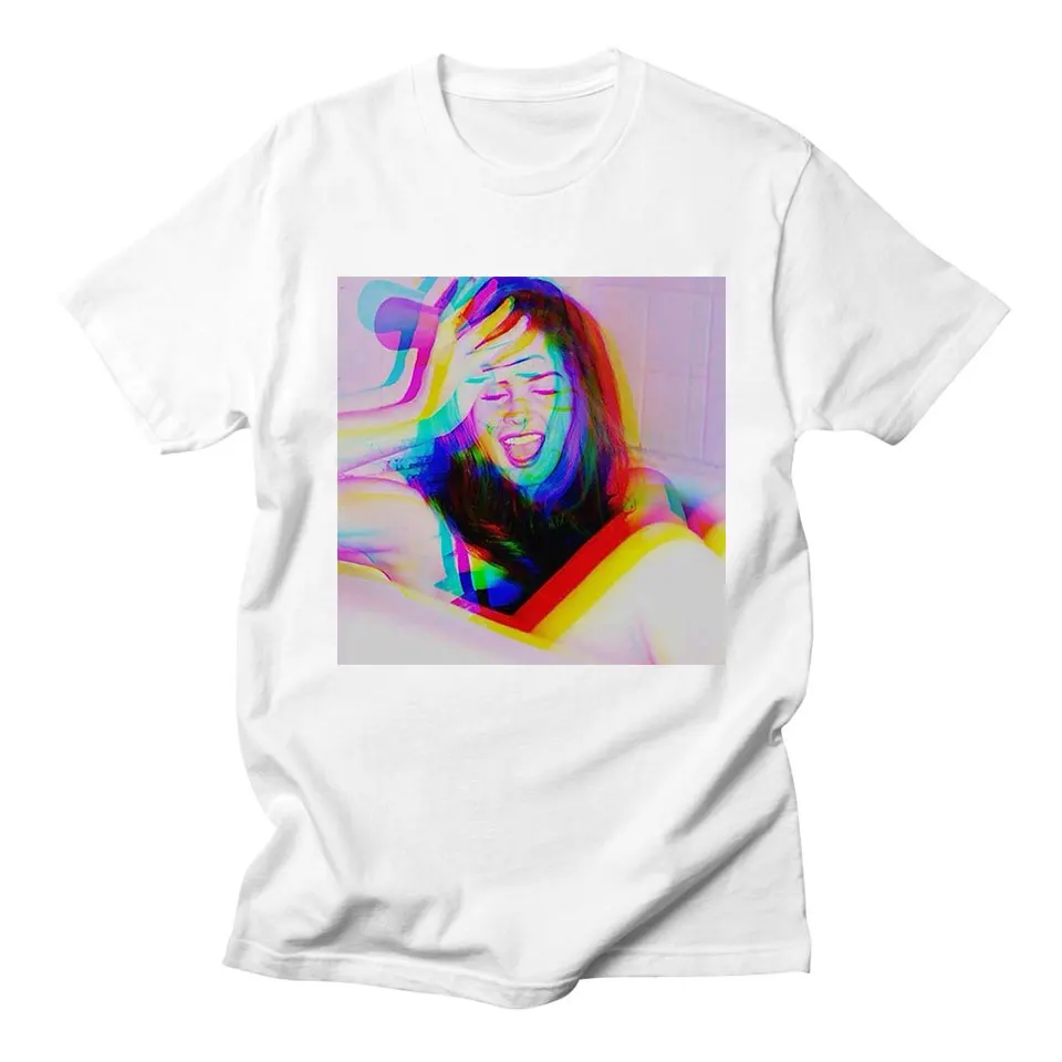 Женские футболки с коротким рукавом Lana Del Rey Повседневная Уличная одежда высокого