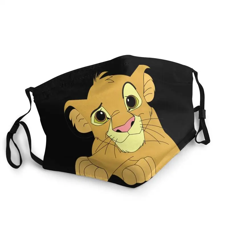 

The Lion King Simba Reusable Mouth Face Mask Men Cartoon Movie Mask Anti Haze Dustproof Protection Cover Respirator Muffle