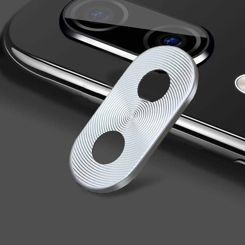 Серебристый Защитное кольцо для объектива камеры для Xiaomi mi 9 8 SE mi 9t mi x3 Red mi Note 8 7 K20 Pro 7 8Pro металлический защитный чехол для объектива камеры - Цвет: Серебристый