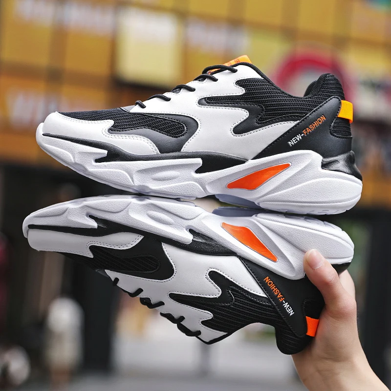 

Men's Sneakers 2020 Men Leisure Shoes Men's Sneaker Casual Sneakers Fashion Light Breathable Sports White For
