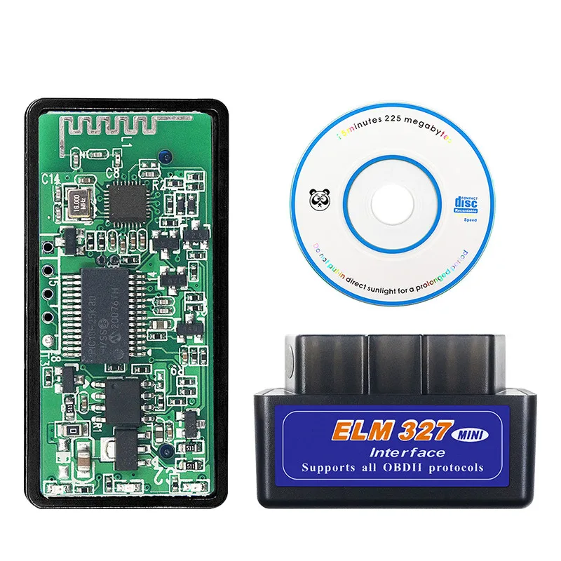 ELM 327 V1.5 PIC18F25K80 чип BT OBD2 считыватель кода Elm327 Bluetooth-совместимый диагностический