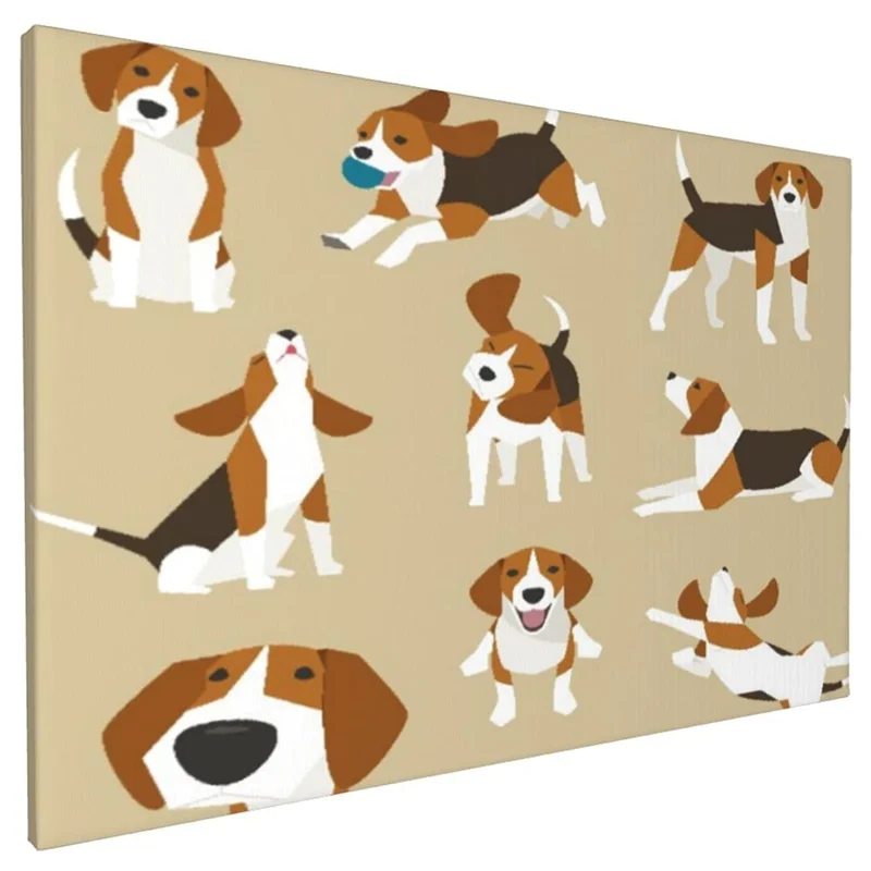 

Frameless wall art canvas prints, home office wall decoration oil painting fashion artwork, 18" x 12"